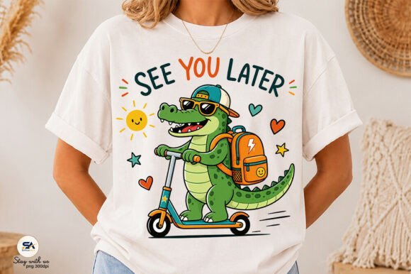 See You Later Gator PNG School Design: Your Next Go-To Asset
