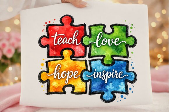 Teach Love Autism Awareness Sublimation: A Designer's Guide