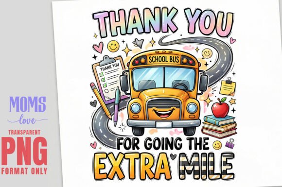 Thank You Extra Mile PNG: Designing Heartfelt School Appreciation